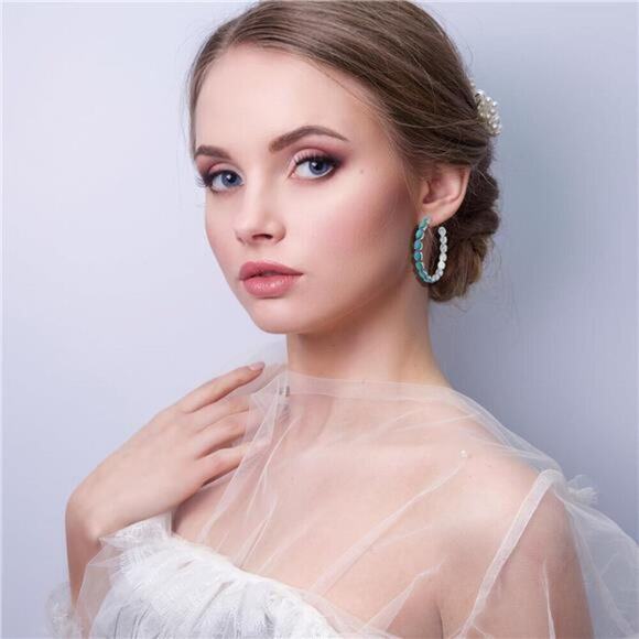 15 PCs Western Concho Belt Cowgirl Necklace, Dangle Earrings Rins Jewelry set main image 6